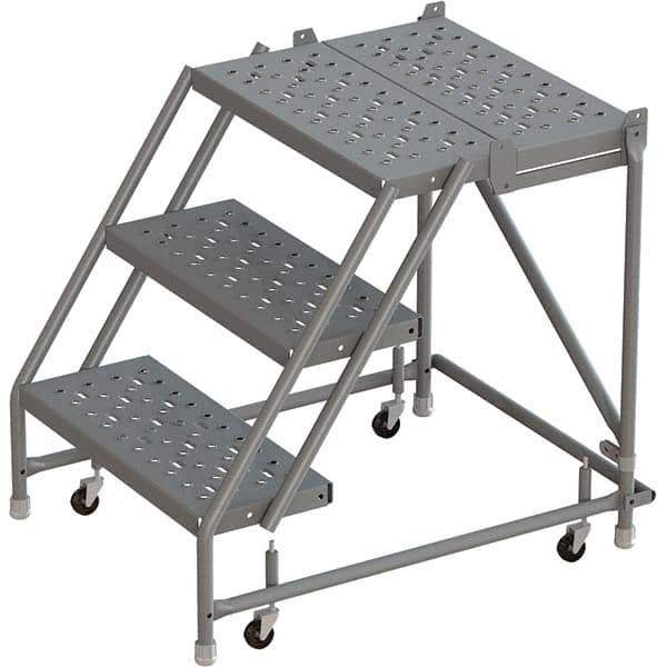 TRI-ARC - Rolling & Wall Mounted Ladders & Platforms Type: Rolling Warehouse Ladder Style: Rolling Platform Ladder - Americas Industrial Supply