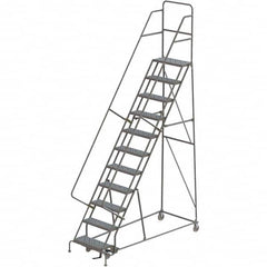 TRI-ARC - Rolling & Wall Mounted Ladders & Platforms Type: Rolling Warehouse Ladder Style: Rolling Platform Ladder - Americas Industrial Supply