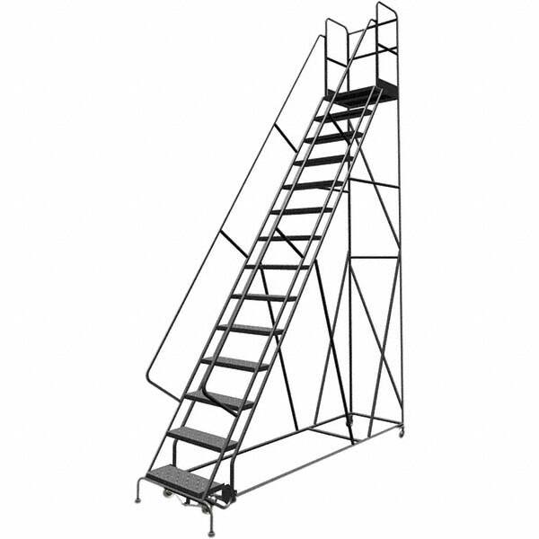 TRI-ARC - Rolling & Wall Mounted Ladders & Platforms Type: Rolling Warehouse Ladder Style: Rolling Platform Ladder - Americas Industrial Supply