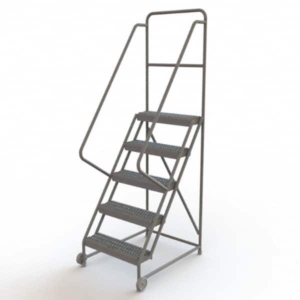 TRI-ARC - Rolling & Wall Mounted Ladders & Platforms Type: TiltNRoll Rolling Ladder Style: Tilt & Roll Safety Ladder - Americas Industrial Supply