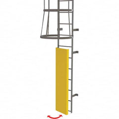TRI-ARC - Ladder Accessories Type: Door For Use With: Tri-Arc Fixed Yellow Steel Ladders - Americas Industrial Supply