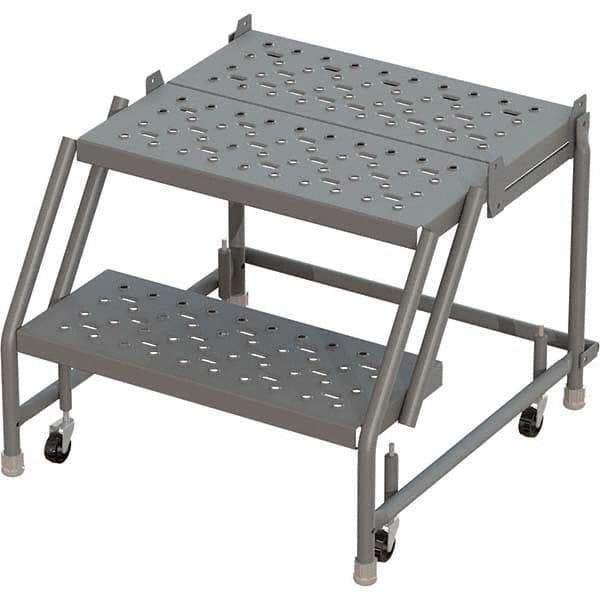 TRI-ARC - Rolling & Wall Mounted Ladders & Platforms Type: Rolling Warehouse Ladder Style: Rolling Platform Ladder - Americas Industrial Supply