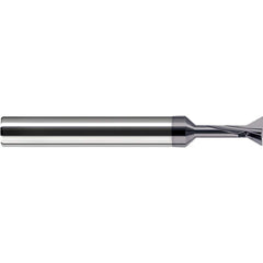 Harvey Tool - 30° 3/8" Cut Diam, 1/4" Cut Width, Solid Carbide Dovetail Cutter - Exact Industrial Supply