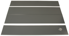 36 x 18 x 85'' - Steel Panel Kit for UltraCap Shelving Starter Unit (Gray) - Americas Industrial Supply