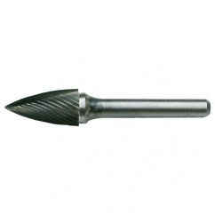 SG-53 Standard Cut Solid Carbide Bur-Pointed Tree Shape - Americas Industrial Supply
