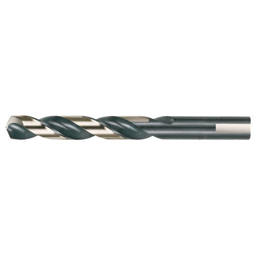 21/64 RHS / RHC HSS 135 Degree Split Point Heavy Duty Jobber Length Drill - Black & Gold
