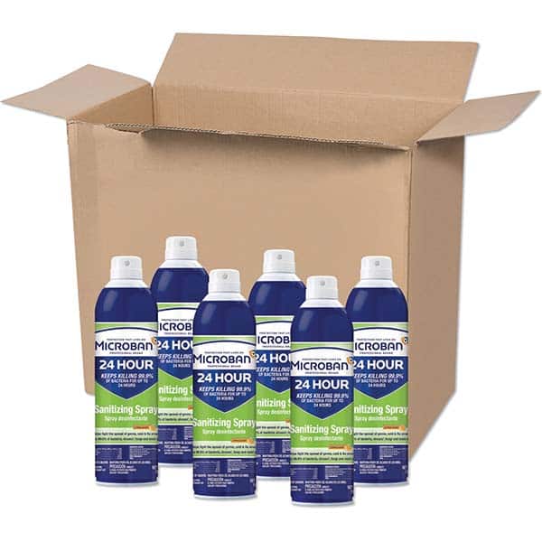 Microban - All-Purpose Cleaners & Degreasers Container Type: Aerosol Can Container Size: 15 oz - Americas Industrial Supply