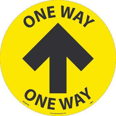 NMC - "One Way" Adhesive-Backed Floor Sign - Americas Industrial Supply