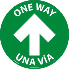 NMC - "One Way" Adhesive-Backed Floor Sign - Americas Industrial Supply