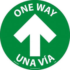 NMC - "One Way" Adhesive-Backed Floor Sign - Americas Industrial Supply