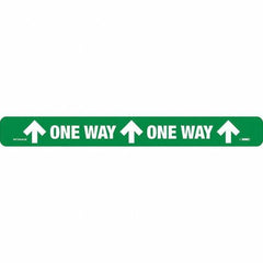 NMC - "One Way" Adhesive-Backed Floor Sign - Americas Industrial Supply