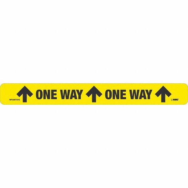 NMC - "One Way" Adhesive-Backed Floor Sign - Americas Industrial Supply