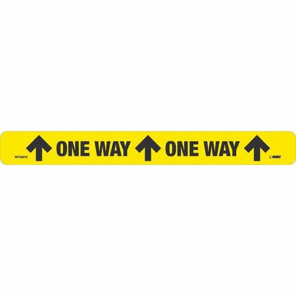 NMC - "One Way" Adhesive-Backed Floor Sign - Americas Industrial Supply