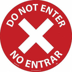 NMC - "Do Not Enter" Adhesive-Backed Floor Sign - Americas Industrial Supply