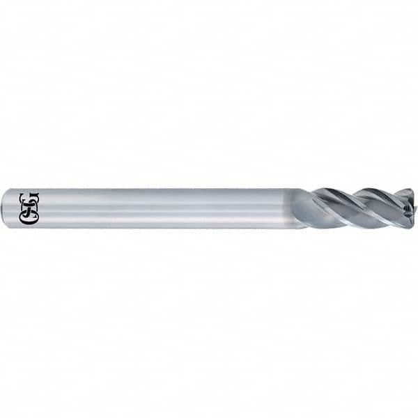 OSG - 1/2" Diam 4 Flute Solid Carbide 0.09" Corner Radius End Mill - Americas Industrial Supply