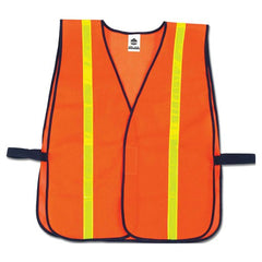 8040HL Orange Non-Cert Hi-Gloss Vest - Americas Industrial Supply