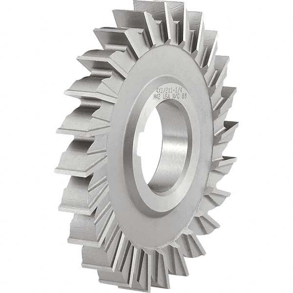 Keo - 10" Diam x 3/4" Face Width Straight Tooth Side Milling Cutter - Americas Industrial Supply