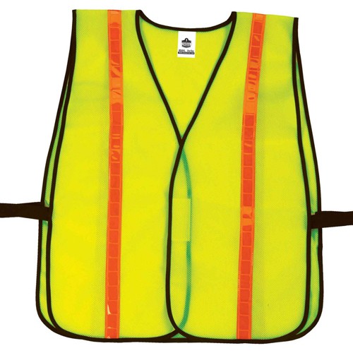 8040HL Lime Non-Cert Hi-Gloss Vest - Americas Industrial Supply