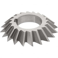 Keo - 3 x 1/2" 45° 20-Tooth High Speed Steel Single-Angle Cutter - Americas Industrial Supply