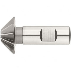 Keo - 1-1/2 x 1/2" 45° 12-Tooth High Speed Steel Single-Angle Cutter - Americas Industrial Supply