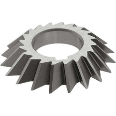 Keo - 4 x 1/2" 45° 20-Tooth High Speed Steel Single-Angle Cutter - Americas Industrial Supply