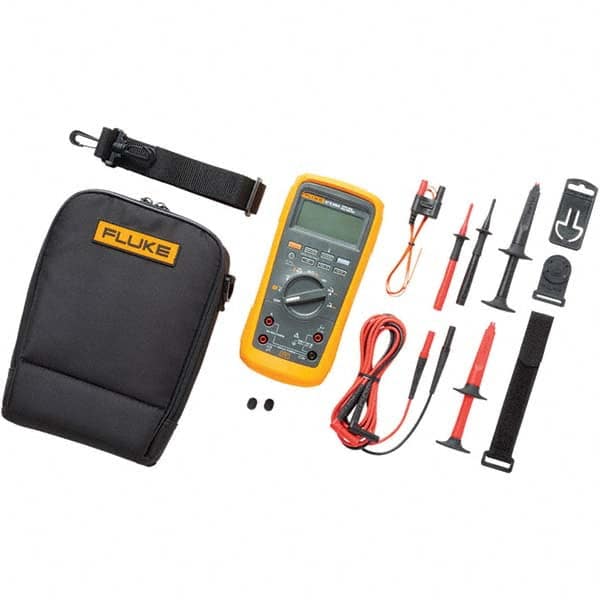 Fluke - Multimeters Multimeter Type: Digital; Digital Clamp Measures: Voltage; Resistance; Frequency; Capacitance; Diode Test; Continuity; Temperature - Americas Industrial Supply