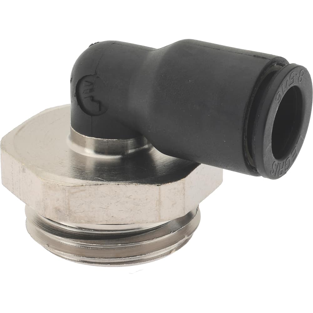 Legris - Plastic Push-To-Connect Tube Fittings Type: Male Elbow Tube Outside Diameter (mm): 8 - Americas Industrial Supply