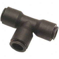 Legris - Plastic Push-To-Connect Tube Fittings Type: Union Tee Tube Outside Diameter (mm): 8 x 10 - Americas Industrial Supply