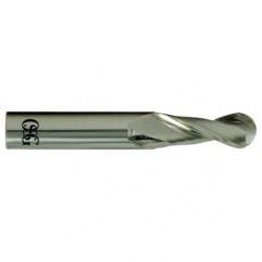 3/4" Dia. - 4" OAL - Carbide - Ball End HP End Mill-2 FL - Americas Industrial Supply