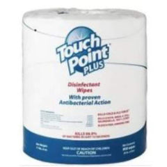 GoodEarth - Wipes; Type: Disinfectant ; Sheet Length (Inch): 8 ; Sheet Width (Inch): 6 ; Sheets per Package: 900 ; Color: White - Exact Industrial Supply