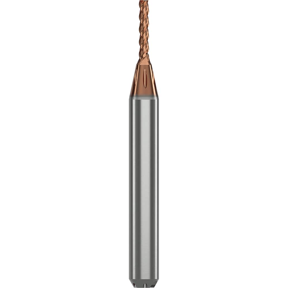 Guhring - Micro Diver 2mm Diam 3-Flute Carbide 0.04mm Corner Chamfer End Mill - Exact Industrial Supply