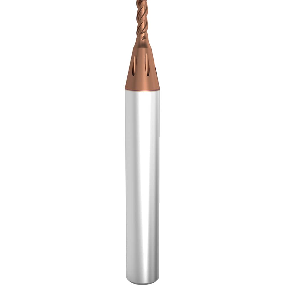 Guhring - Micro Diver 3mm Diam 3-Flute Carbide 0.06mm Corner Chamfer End Mill - Exact Industrial Supply