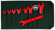 Insulated Open End Inch Wrench 8 Piece Set Includes: 5/16" - 3/4" In Canvas Pouch - Americas Industrial Supply