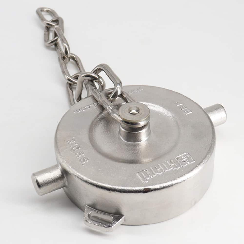 Guardian Worldwide - Suction & Discharge Hose Couplings; Type: Dust Cap with Chain and Seal ; Coupling Descriptor: BSP Dust Cap ; Coupler Size: 3/4 (Inch); Thread Size: 3/4 ; Material: 316 Stainless Steel ; Style: DC - Exact Industrial Supply