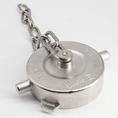 Guardian Worldwide - Suction & Discharge Hose Couplings; Type: Dust Cap with Chain and Seal ; Coupling Descriptor: BSP Dust Cap ; Coupler Size: 3/4 (Inch); Thread Size: 3/4 ; Material: 316 Stainless Steel ; Style: DC - Exact Industrial Supply