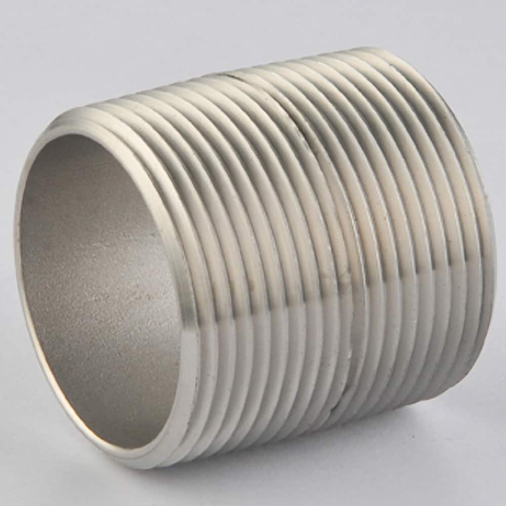 Guardian Worldwide - Stainless Steel Pipe Nipples & Pipe; Style: Threaded ; Pipe Size: 2 (Inch); Length (Inch): 2 ; Material Grade: 316/316L ; Schedule: 40 - Exact Industrial Supply