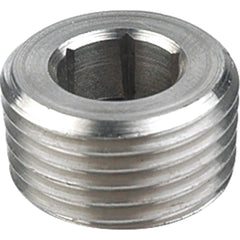 Guardian Worldwide - Stainless Steel Pipe Fittings; Type: Hexagon Socket Plug ; Fitting Size: 1 ; End Connections: MNPT ; Material Grade: 304 ; Pressure Rating (psi): 150 ; Length (Inch): 3/4 - Exact Industrial Supply