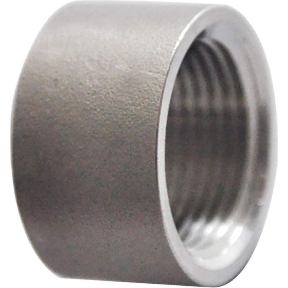 Guardian Worldwide - Stainless Steel Pipe Fittings; Type: Half Coupling ; Fitting Size: 1 ; End Connections: FNPT ; Material Grade: 316 ; Pressure Rating (psi): 150 ; Length (Inch): 0.81 - Exact Industrial Supply