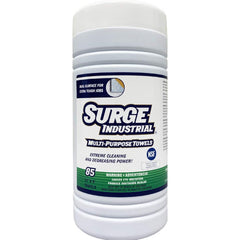 Surge Industrial - Wipes; Type: Hard Surface Cleaning Wipe; Wipes ; Style: Dual Sided Wipe ; Sheet Length (Inch): 11 ; Sheet Width (Inch): 9 ; Sheets per Package: 85 ; Container Type: Wipes - Exact Industrial Supply