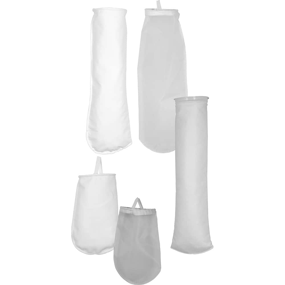 Hayward - Bag Filters; Bag Type: High Flow ; Micron Rating: 25 ; Maximum Flow Rate (GPM): 90 ; Material: Polypropylene ; Bag Size (#): 1 ; Diameter (Inch): 7 - Exact Industrial Supply