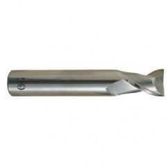 3/4 Dia. x 4 Overall Length 2-Flute .060 C/R Solid Carbide SE End Mill-Round Shank-Center Cutting-Uncoated - Americas Industrial Supply