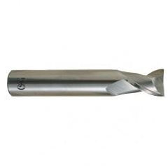 1/2 Dia. x 3 Overall Length 2-Flute .030 C/R Solid Carbide SE End Mill-Round Shank-Center Cutting-Uncoated - Americas Industrial Supply