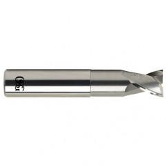 3/4 Dia. x 4 Overall Length 2-Flute .120 C/R Solid Carbide SE End Mill-Round Shank-Center Cutting-Uncoated - Americas Industrial Supply
