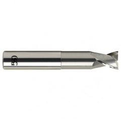 1 Dia. x 6 Overall Length 2-Flute .120 C/R Solid Carbide SE End Mill-Round Shank-Center Cutting-Uncoated - Americas Industrial Supply