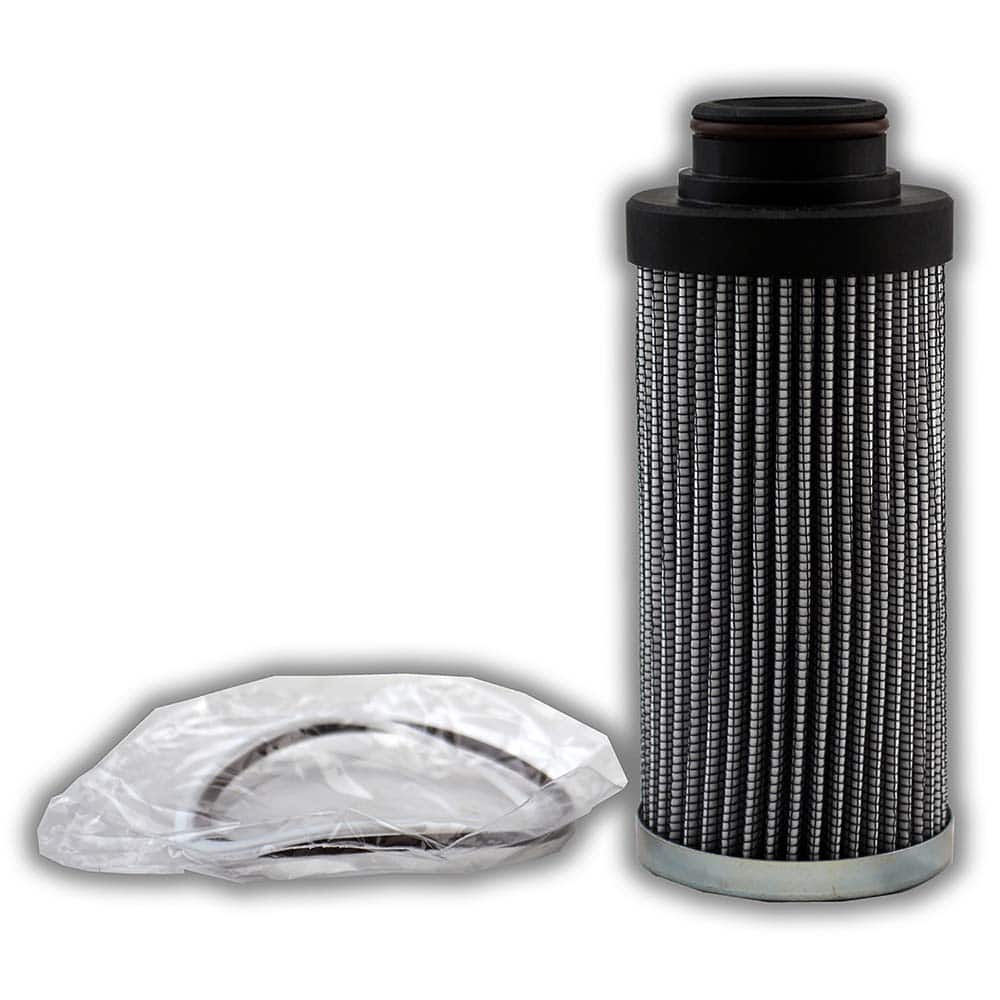 Replacement/Interchange Hydraulic Filter Element: Microglass, 10  µ