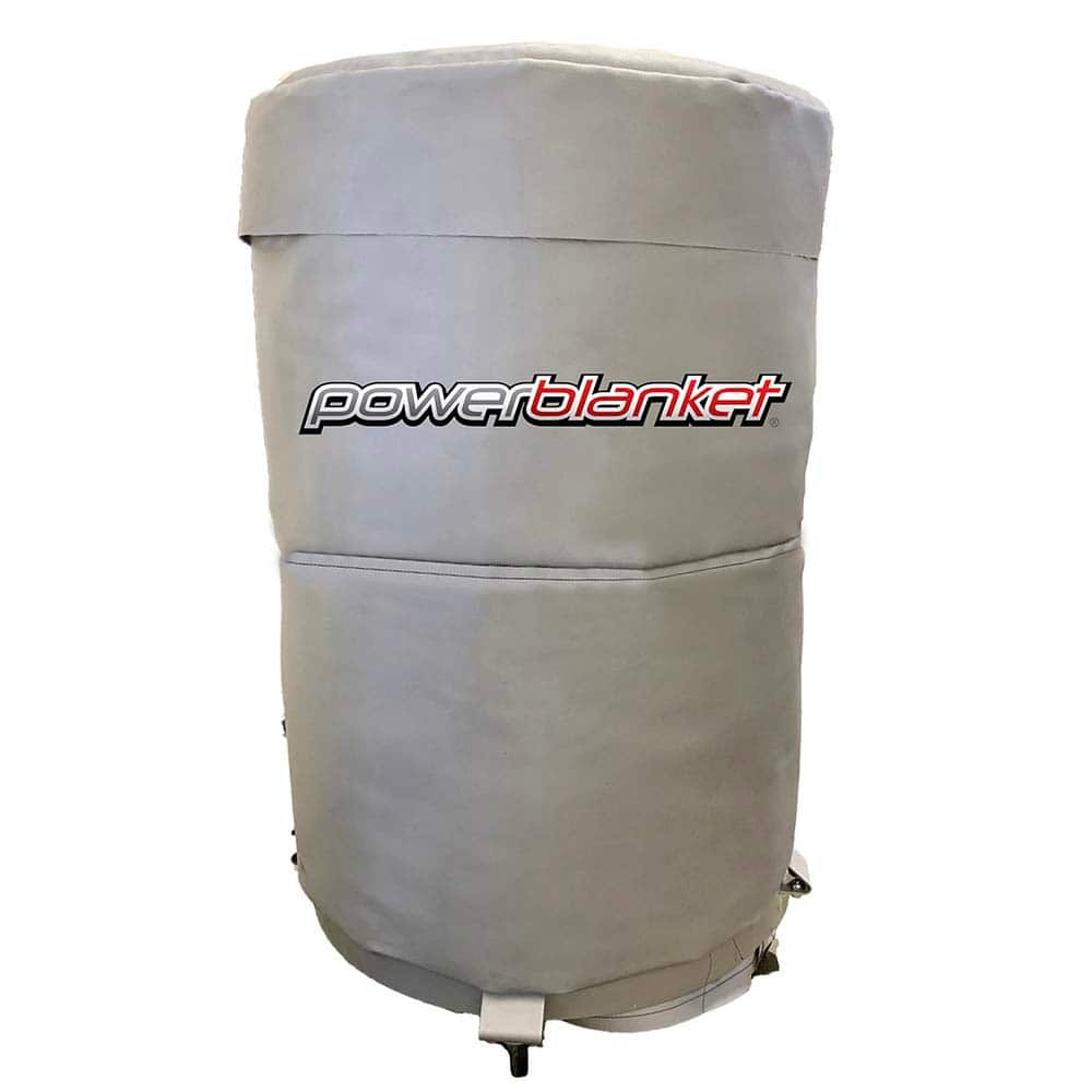 Powerblanket - Drum Heaters; Wattage: 2400.000 ; Container Size: 55 Gal. Drum ; Width (Inch): 36 ; Voltage: 110 to 120 ; Minimum Temperature (F): 0.000 ; Maximum Temperature (F): 212.000 - Exact Industrial Supply