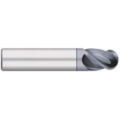 Titan USA - Ball End Mills; Mill Diameter (Inch): 1/8 ; Mill Diameter (Decimal Inch): 0.1250 ; Number of Flutes: 4 ; Length of Cut (Inch): 1/4 ; Length of Cut (Decimal Inch): 0.2500 ; Material: Solid Carbide - Exact Industrial Supply