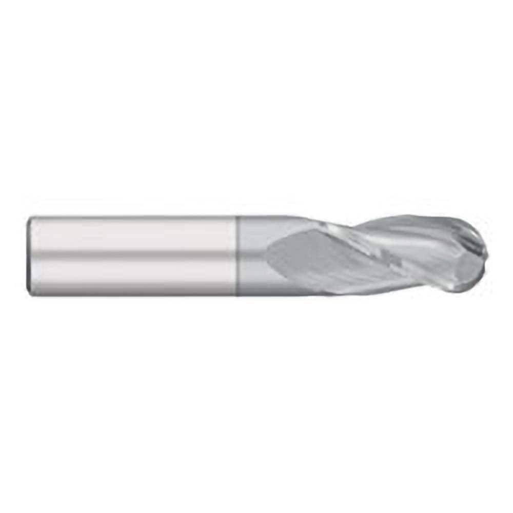 Titan USA - Ball End Mills; Mill Diameter (Inch): 7/16 ; Mill Diameter (Decimal Inch): 0.4375 ; Number of Flutes: 3 ; Length of Cut (Inch): 1 ; Length of Cut (Decimal Inch): 1.0000 ; Material: Solid Carbide - Exact Industrial Supply