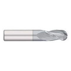 Titan USA - Ball End Mills; Mill Diameter (Decimal Inch): 0.2031 ; Number of Flutes: 3 ; Length of Cut (Inch): 5/8 ; Length of Cut (Decimal Inch): 0.6250 ; Material: Solid Carbide ; Overall Length (Inch): 2-1/2 - Exact Industrial Supply