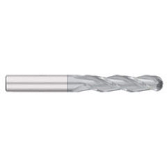 Titan USA - Ball End Mills; Mill Diameter (Inch): 1/8 ; Mill Diameter (Decimal Inch): 0.1250 ; Number of Flutes: 3 ; Length of Cut (Inch): 1 ; Length of Cut (Decimal Inch): 1.0000 ; Material: Solid Carbide - Exact Industrial Supply